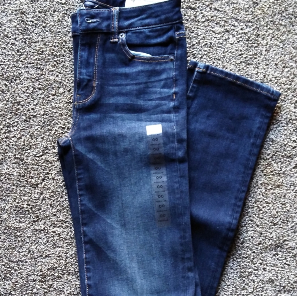 Straight leg jeans